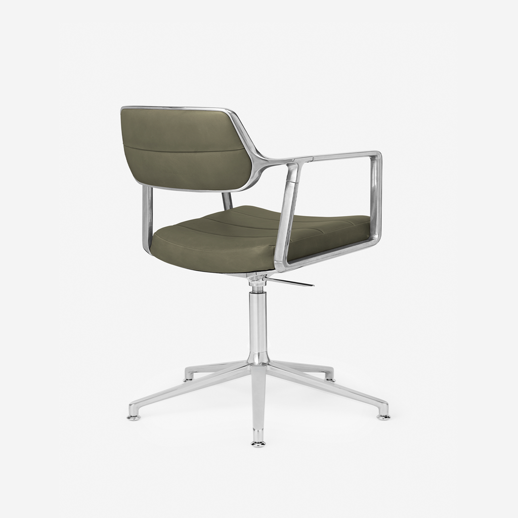 Vipp Swivel Chair | 453+ - vipp453+ - Bosco Green, Gliders