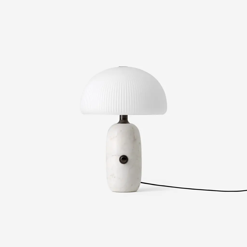 Vipp Sculpture Table Lamp, White, Small
