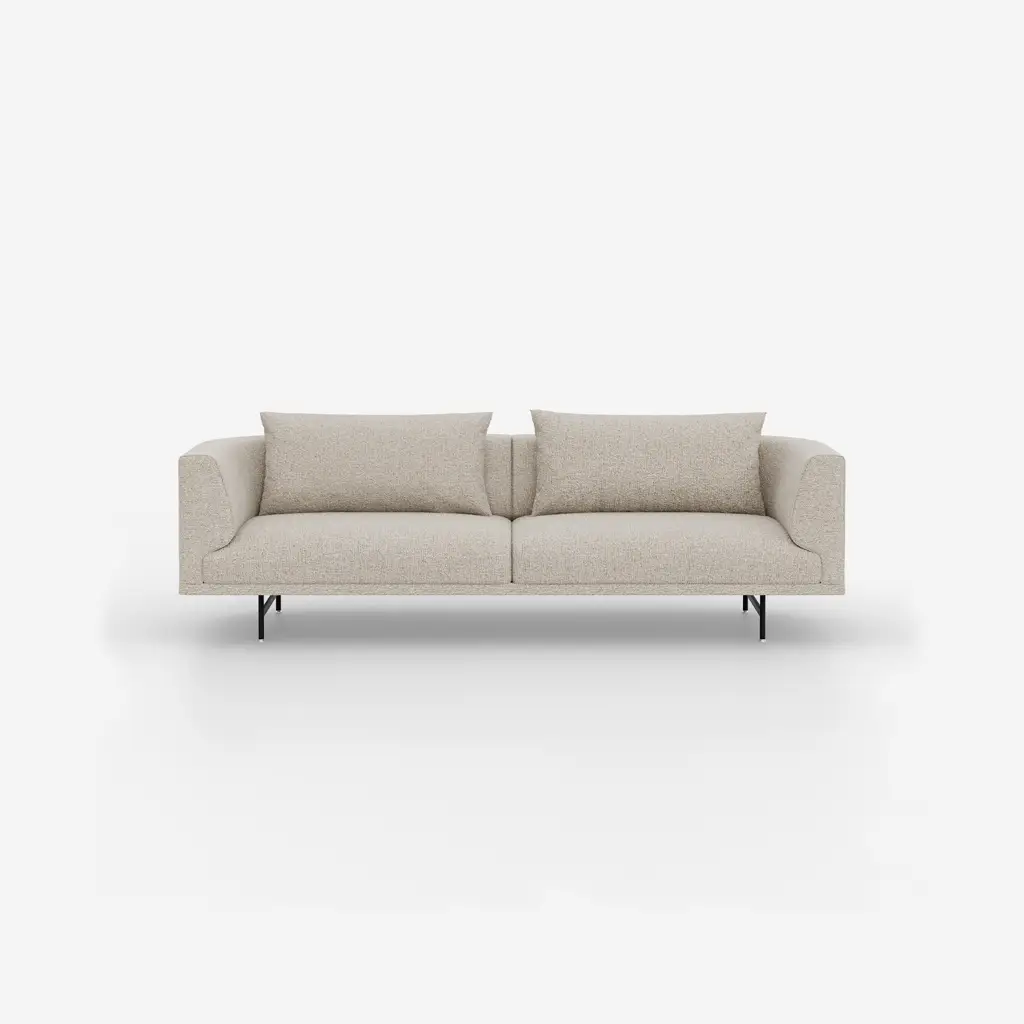 Vipp Chimney Sofa | 3-seater, Bark Off white/light grey