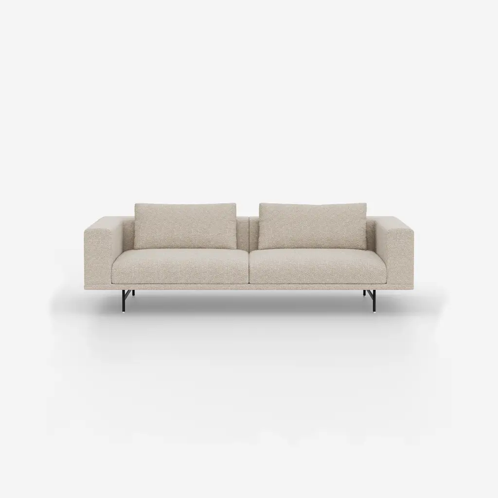 Vipp Loft Sofa | 3-seater, Wavy Off white/light grey