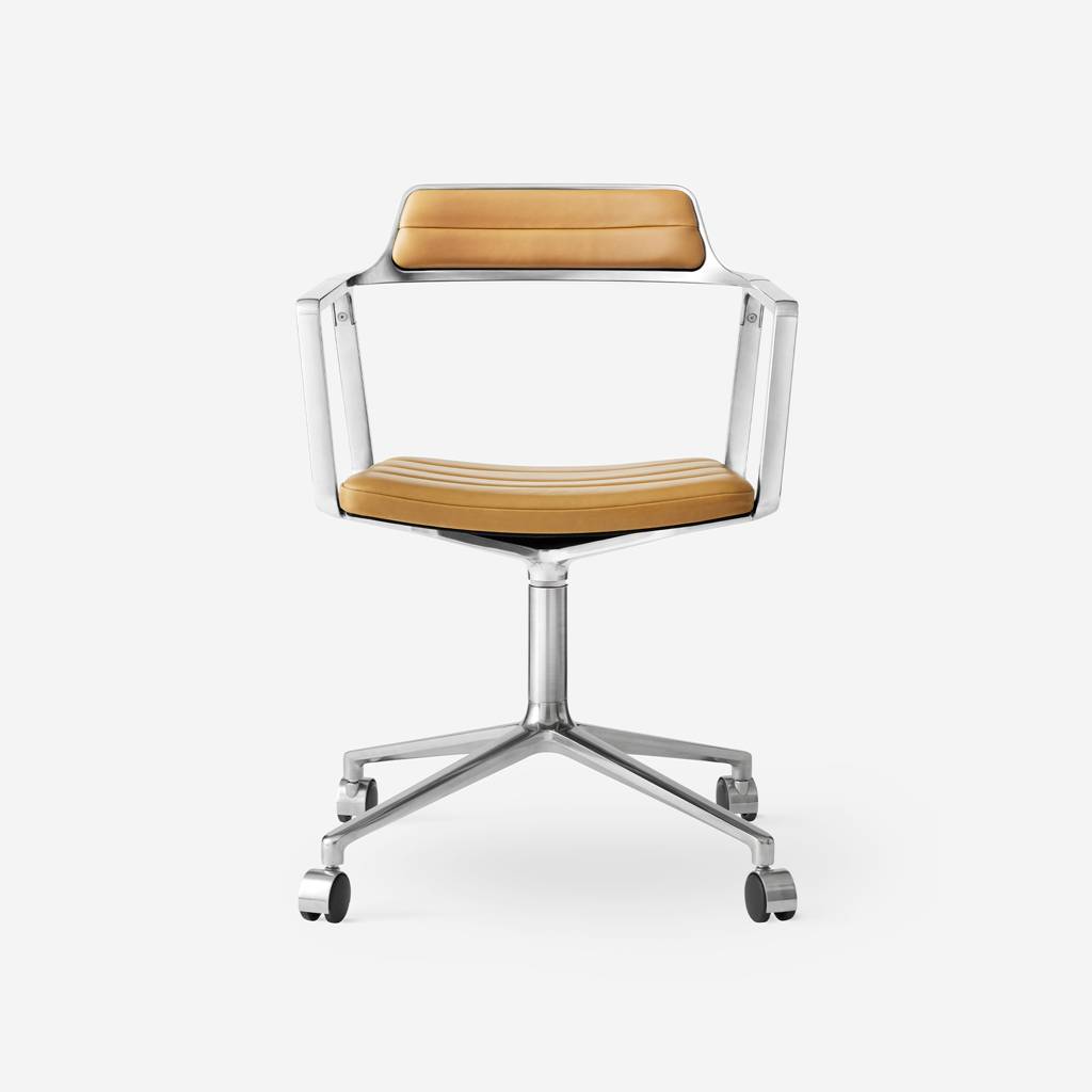 Vipp Swivel Chair | 452 - vipp452 - Camel, Castors