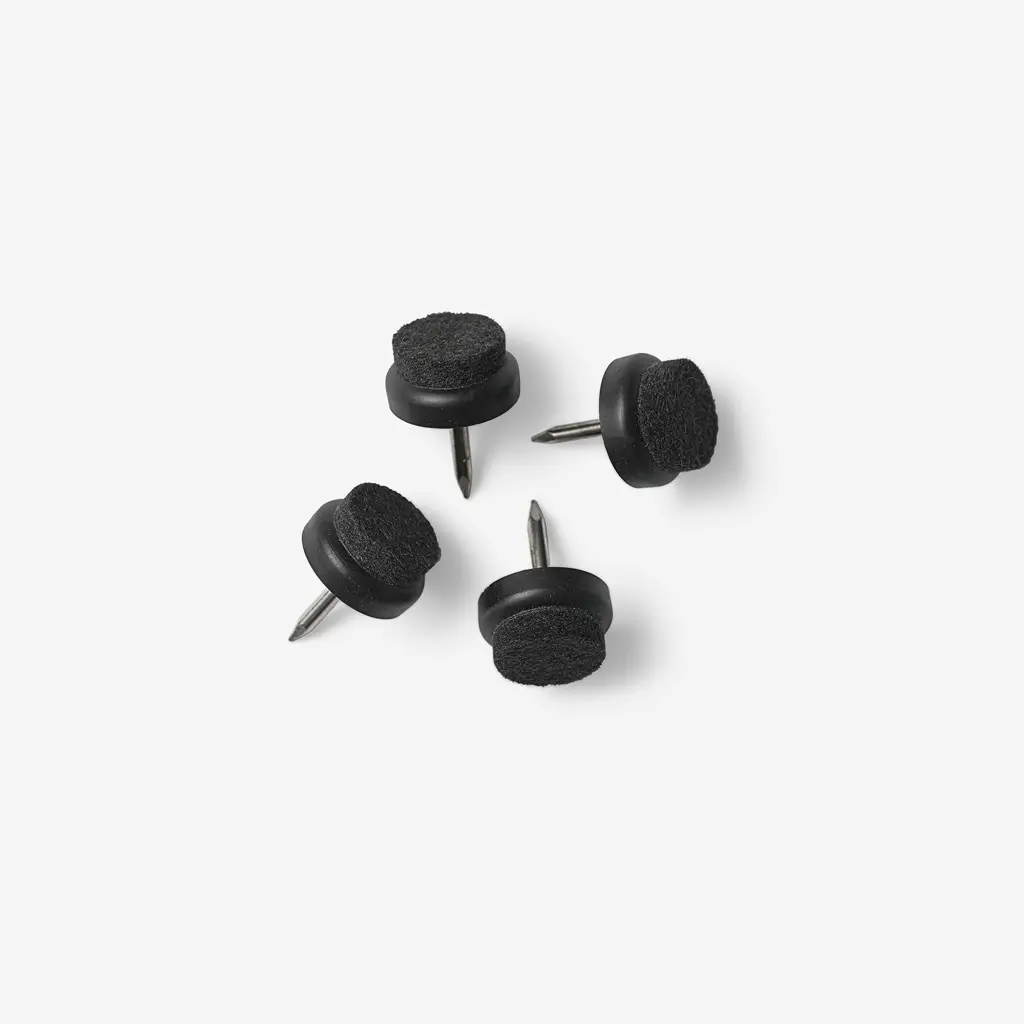Vipp Felt Glider Set, Cabin and Lodge | Spare Part, Dark Oak