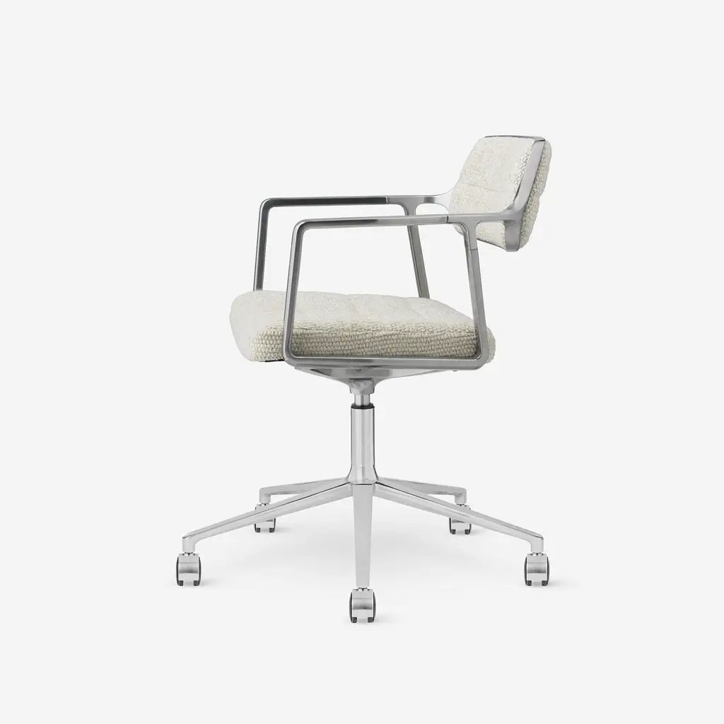 Vipp Swivel Chair | 453+, Wavy, Castors