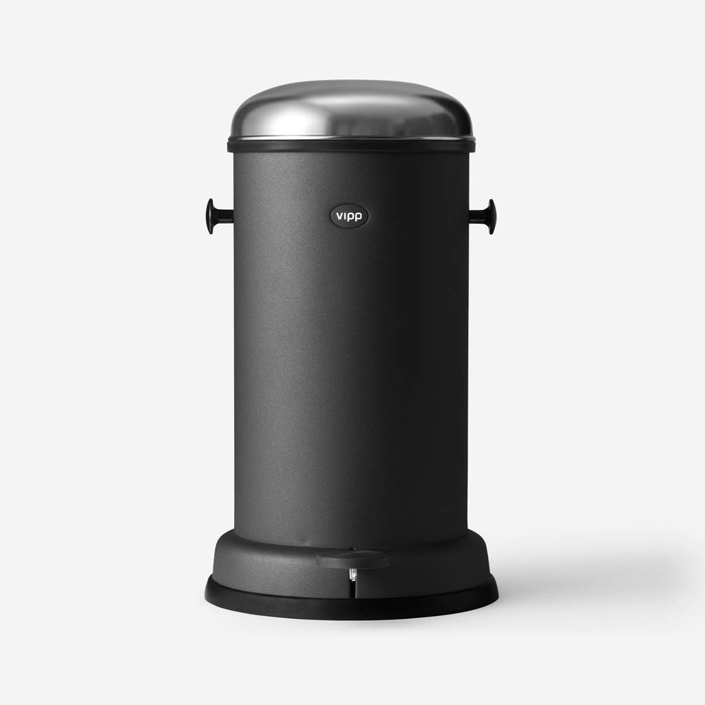 Vipp Pedal Bin 14 L / 4 Gal - vipp15 - Black