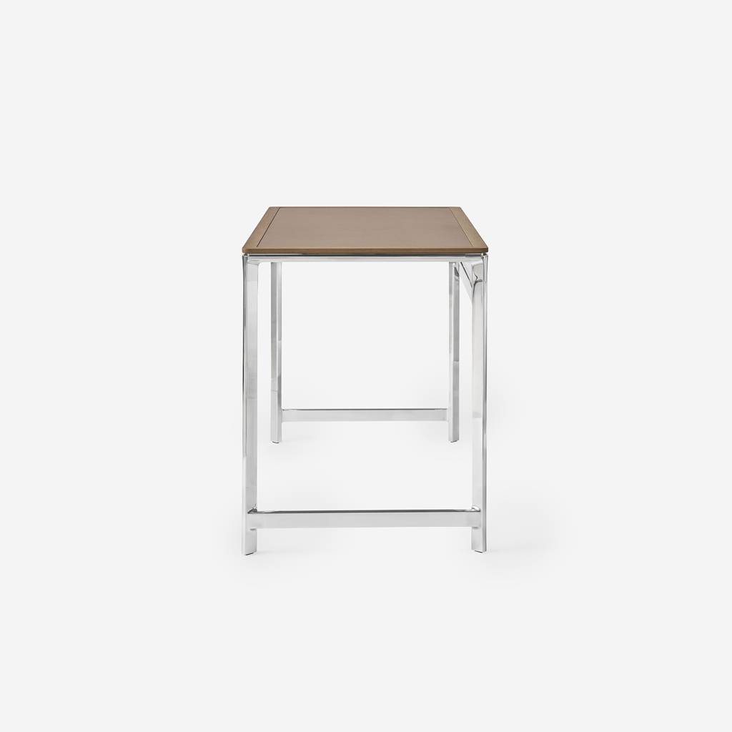 Vipp Studio Desk - vipp430 - Light oak w/camel leather