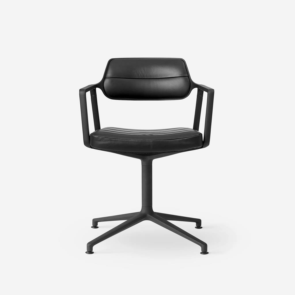 Vipp Swivel Chair | 453 - vipp453 - Black/Black frame, Gliders