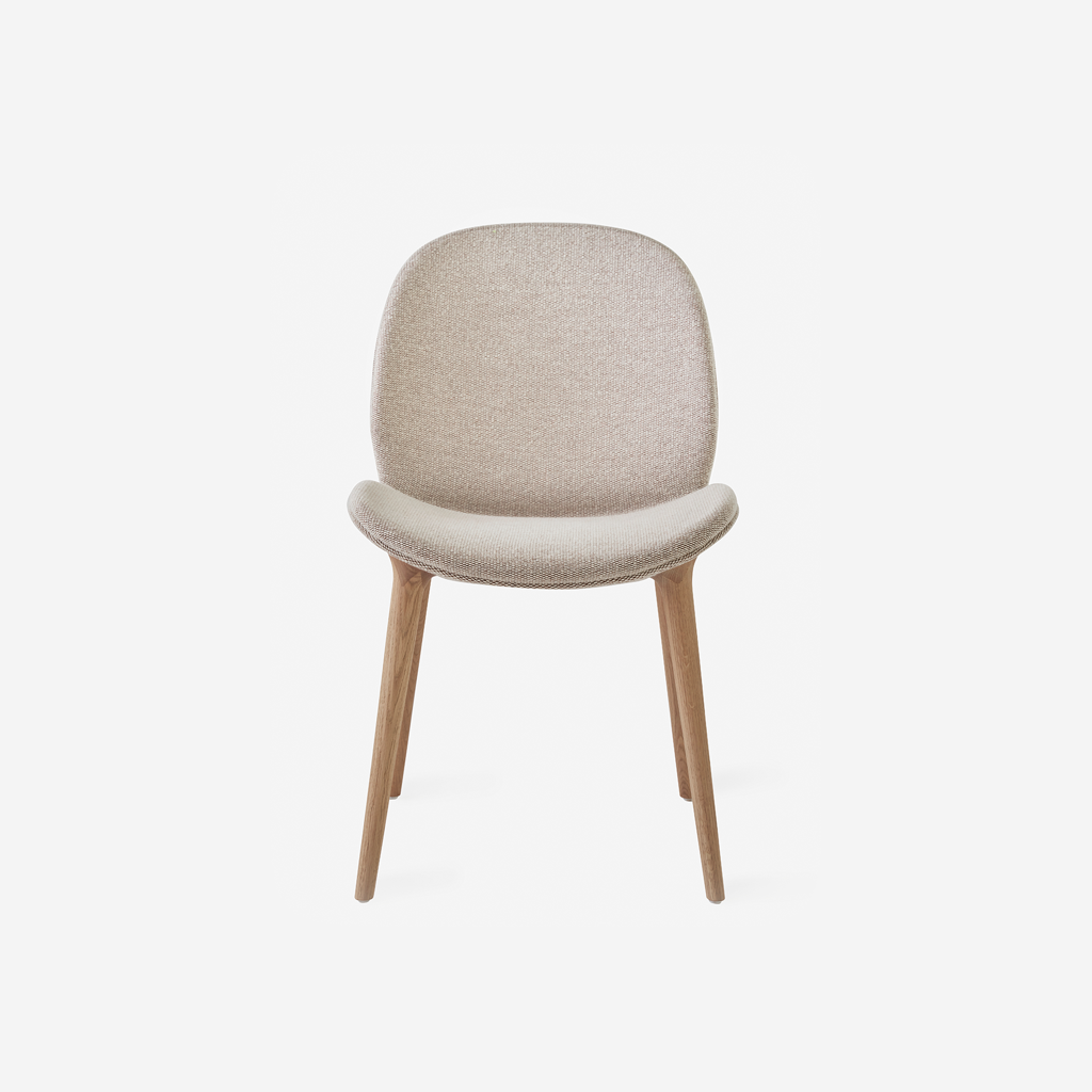 Vipp Lodge Chair - vipp462 - Light Oak, Brook Beige/Chestnut