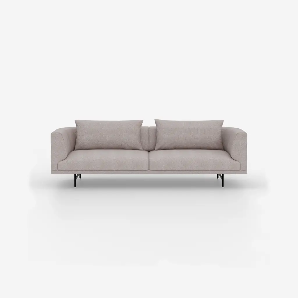 Vipp Chimney Sofa | 3-seater, Brook Beige/chestnut