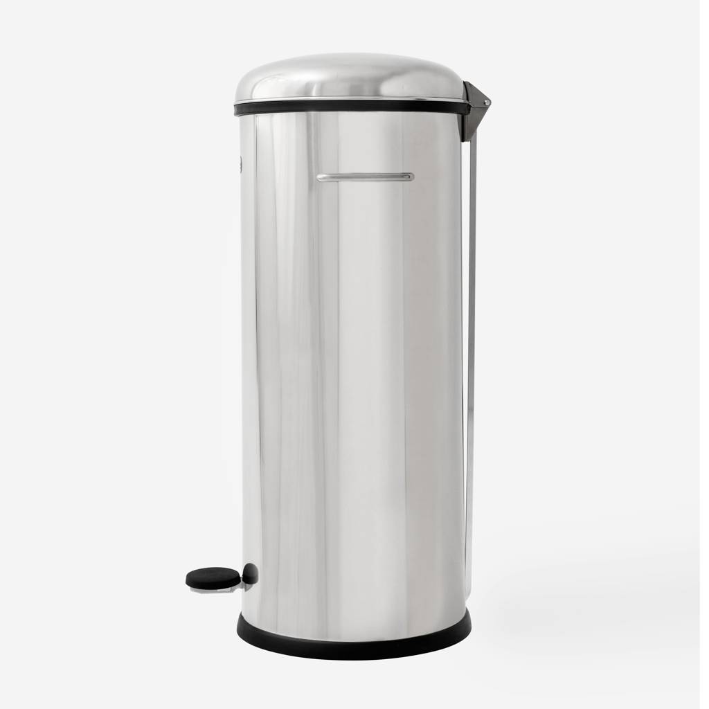 Vipp Pedal Bin 30 L / 8 Gal - vipp17 - Stainless steel