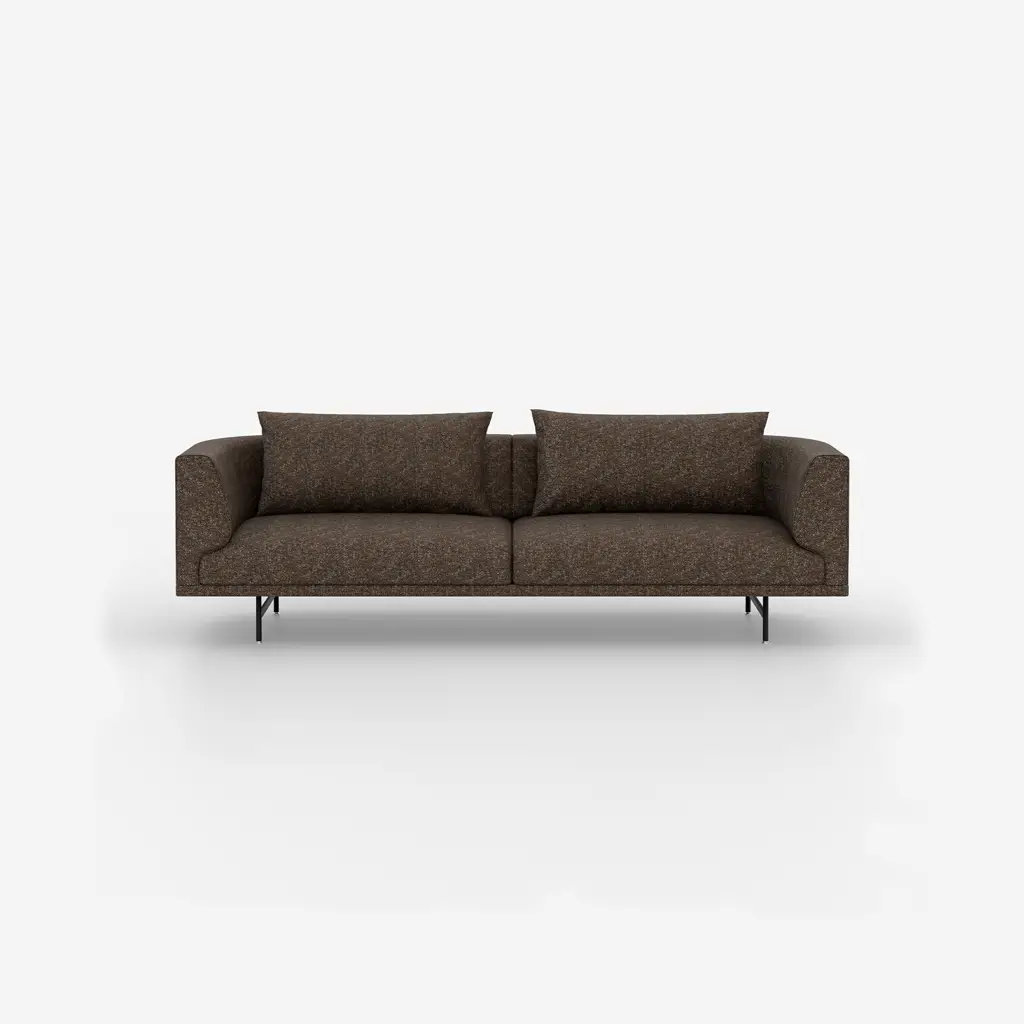 Vipp Chimney Sofa | 3-seater, Bark Umber/off white