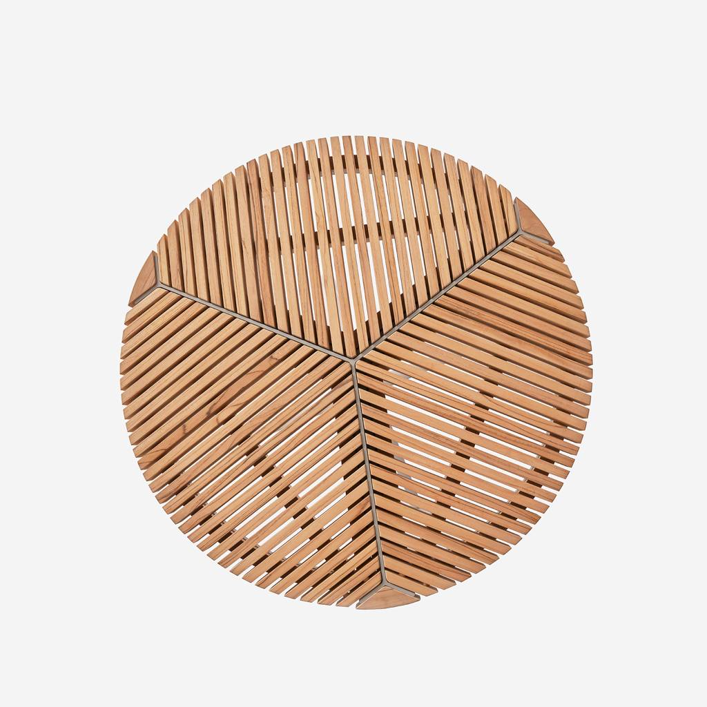 Vipp Open-Air Café Table - vipp717 - Teak, Light Grey