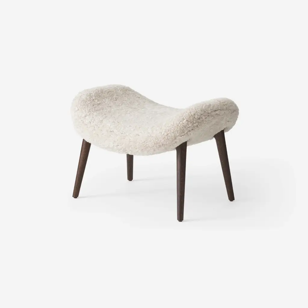 Vipp Lodge Footstool, Off White