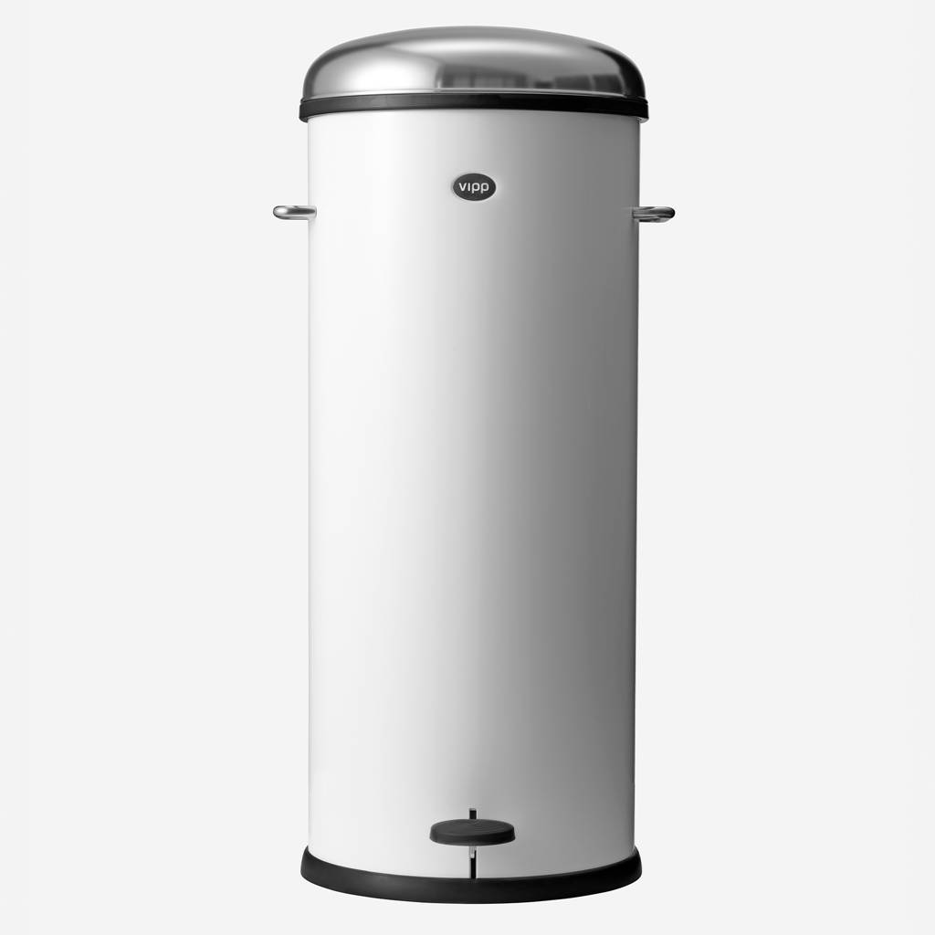 Vipp Pedal Bin 30 L / 8 Gal - vipp017 - White