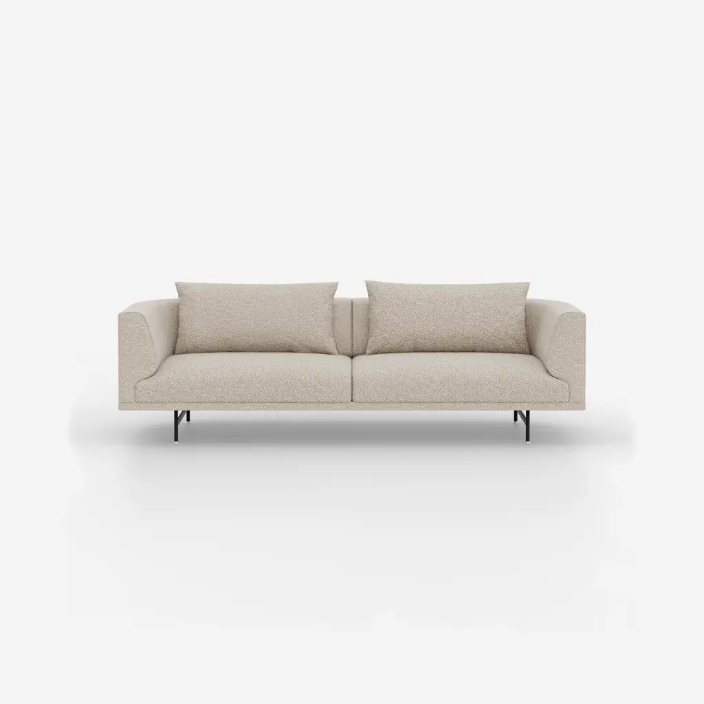 Vipp Chimney Sofa | 3-seater, Wavy Off white/light grey