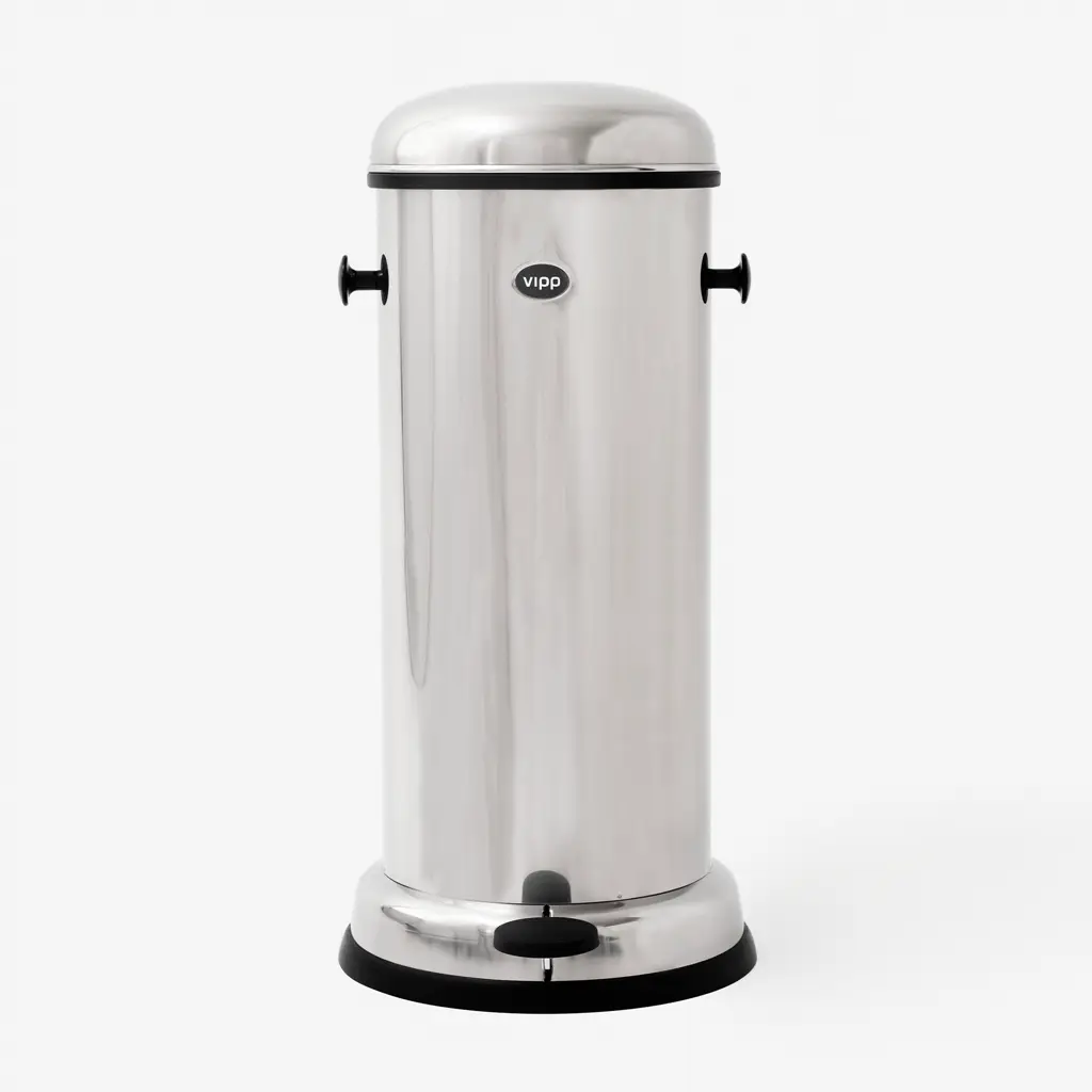 Vipp Pedal Bin 18 L / 5 Gal, Stainless steel