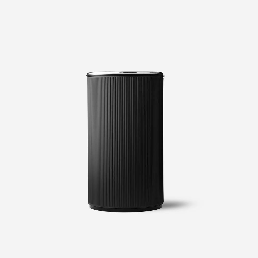 Vipp Open Top Bin 60 L / 16 Gal - vipp19 - Black/Polished lid