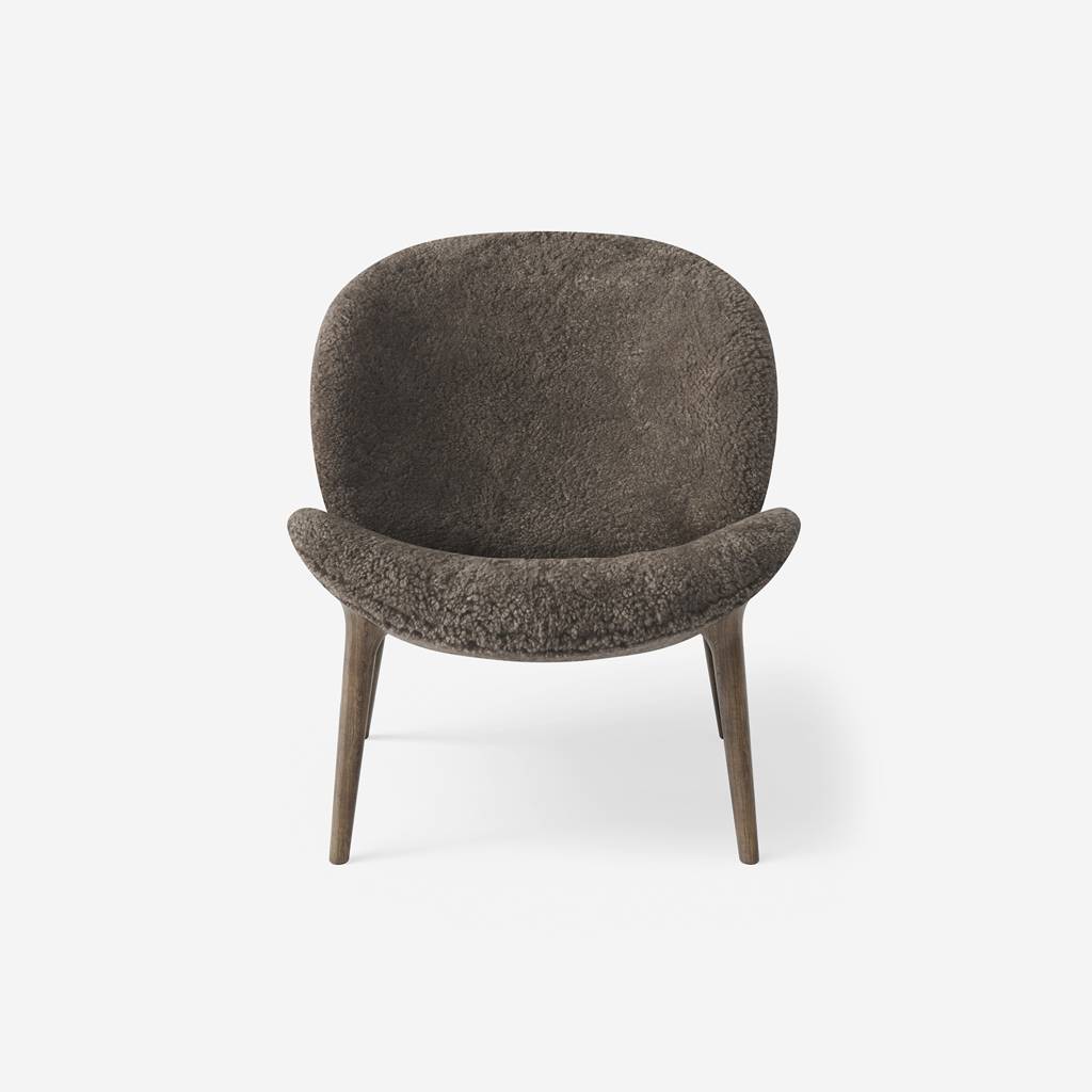 Vipp Lodge Lounge Chair, Low Back - vipp469 - Curly Umber